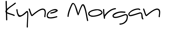 Kyne Morgan font preview